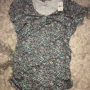 Floral Maternity Blouse